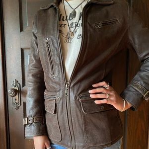 Vintage Guess Leather Jacket